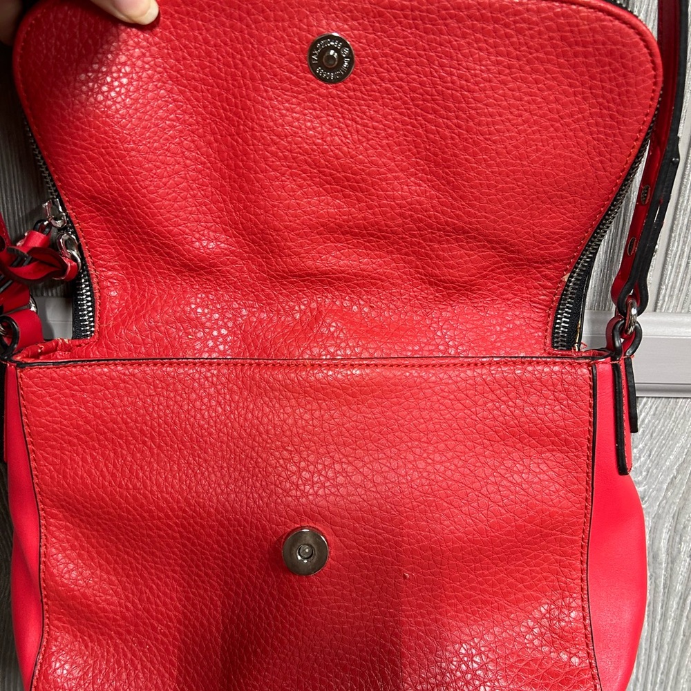 Nine West Red Crossbody Bag Good Usable Condition - Picture 15 of 17